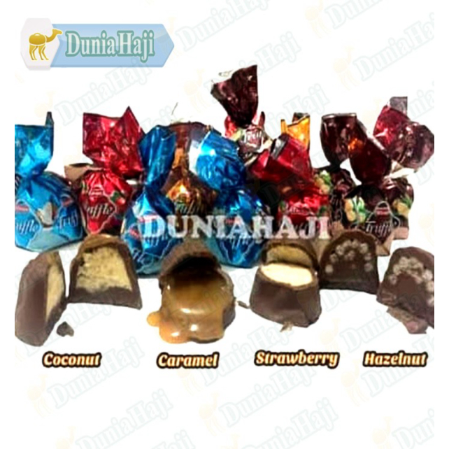 

Dijual Coklat Truffle Oleh-Oleh Haji Umroh Enak dan Murah /kg Murah