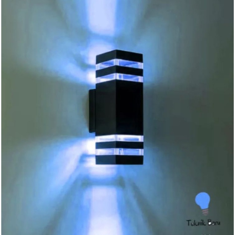 EaH lampu hias dinding taman cafe teras pvc