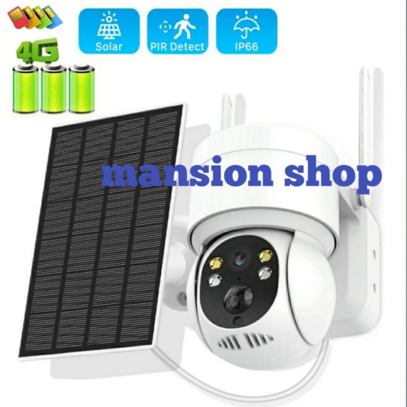 CCTV IP CAM OUTDOOR TENAGA SURYA PANEL APP ICSEE MENGGUNAKAN KARTU SIM CARD 4G KAMERA WATERPROOF BAT