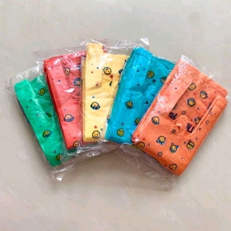 Kantong Plastik Cup Warna Motif Smile Terima kasih