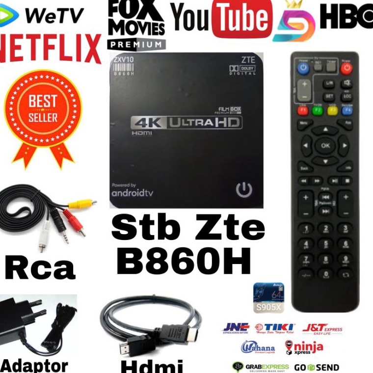 Set Top Box  STB Android Tv Box Zte 4K Root  Unlock Full Aplikasi Tinggal Pakai l Terbaru