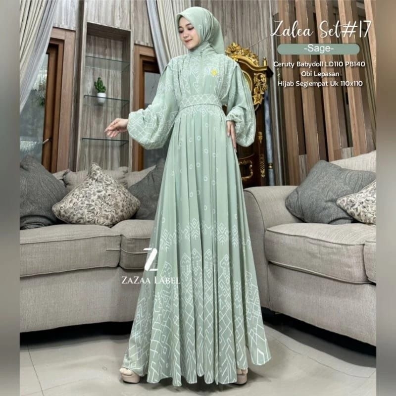 READYSTOCK Zalea #17 #2 maxy dress Hijab Gamis wanita