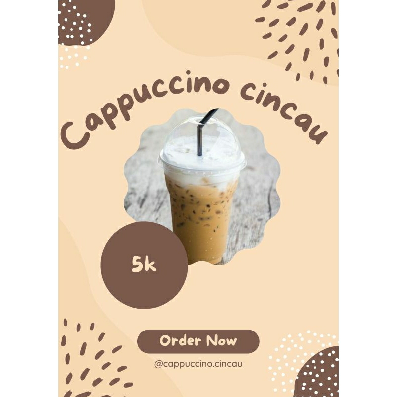 

Cappucino Cincau