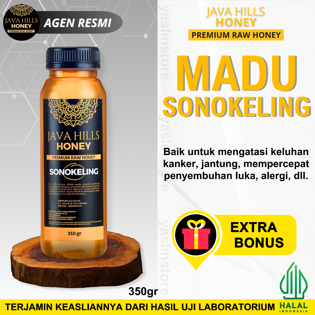 

MADU ASLI SONOKELING JAVA HILLS HONEY MURNI 330gr