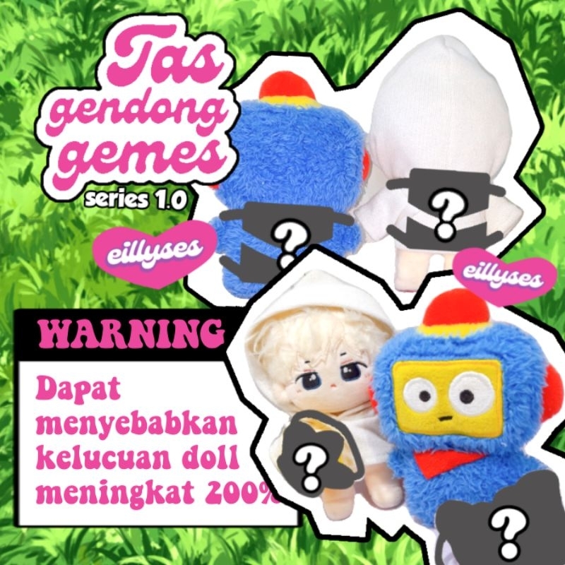 TAS RANSEL GEMOY UNTUK BONEKA DOLL KPOP 10 CM TREASURE NCT DREAM STRAY KIDS DENIMALZ SKZOO TRUZ HIKU