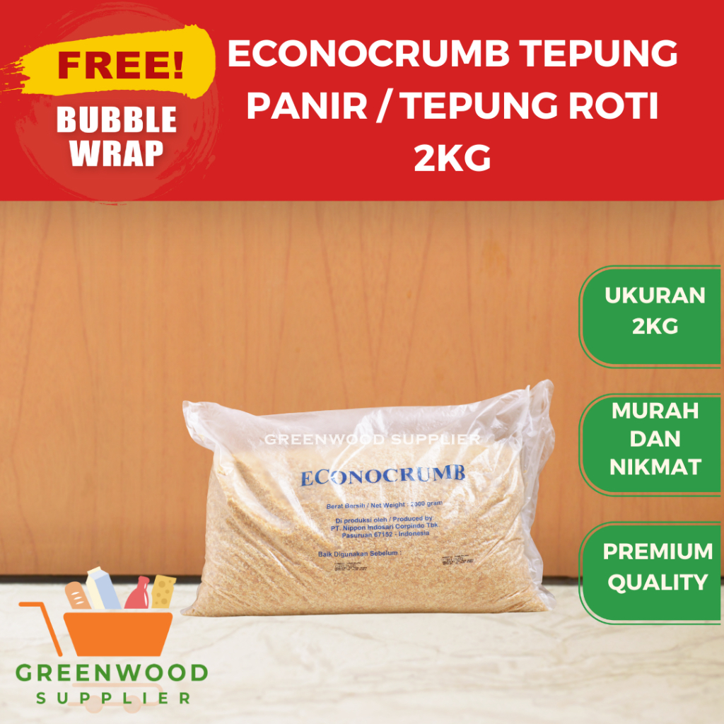

[BESAR] Econocrumb Tepung Roti 2KG