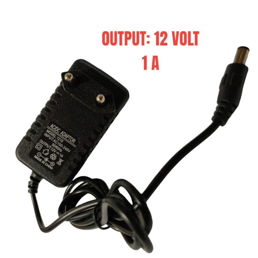 AC/DC ADAPTOR 12V 1A
