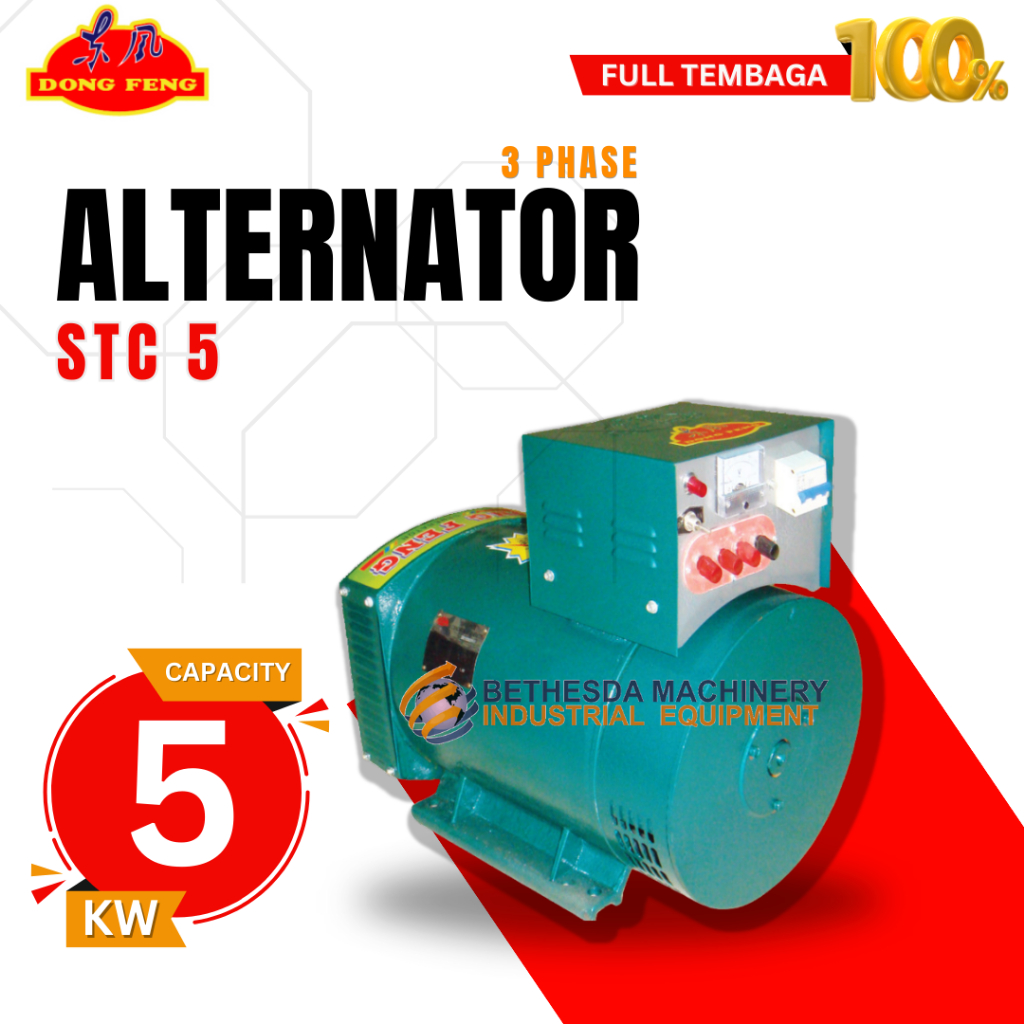 Alternator Dinamo 3phase 5 KW STC5 Dongfeng