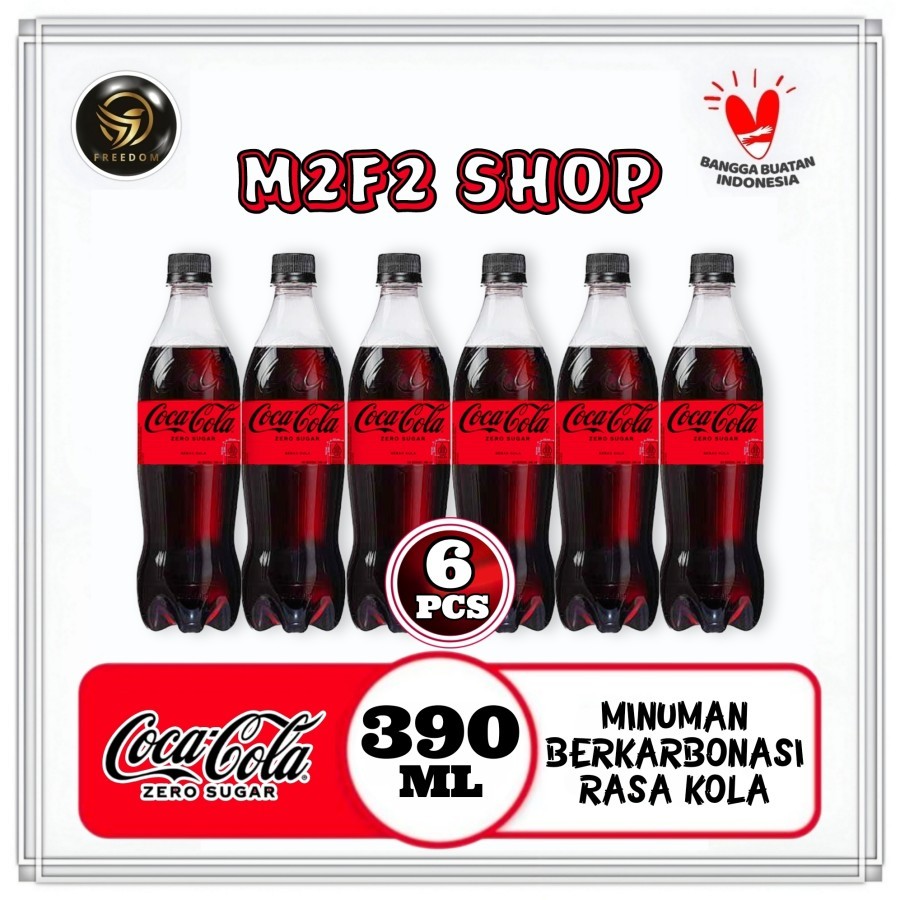 

Coca Cola Zero Sugar Minuman Bersoda Botol Plastik Pet - 390 ml (Kemasan 6 Pcs)