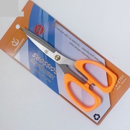 

GUNTING KERTAS YOSINOGAWA GUNTING DAPUR Serbaguna YS2101 Scissor-19.5CM WARNA ORANGE