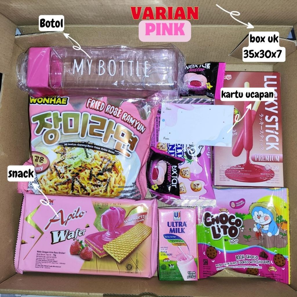 

Celke_lover/Hampers Snack Box murah / Ulang Tahun / wisuda / anniversary