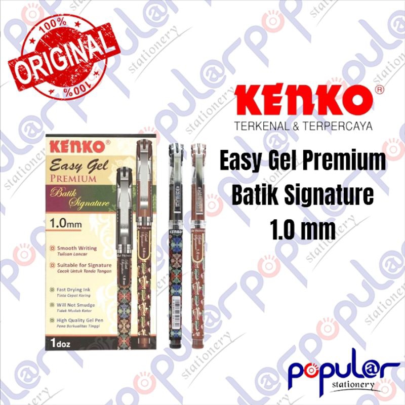 

Bolpoint Gel Kenko Easy Gel Premium Batik