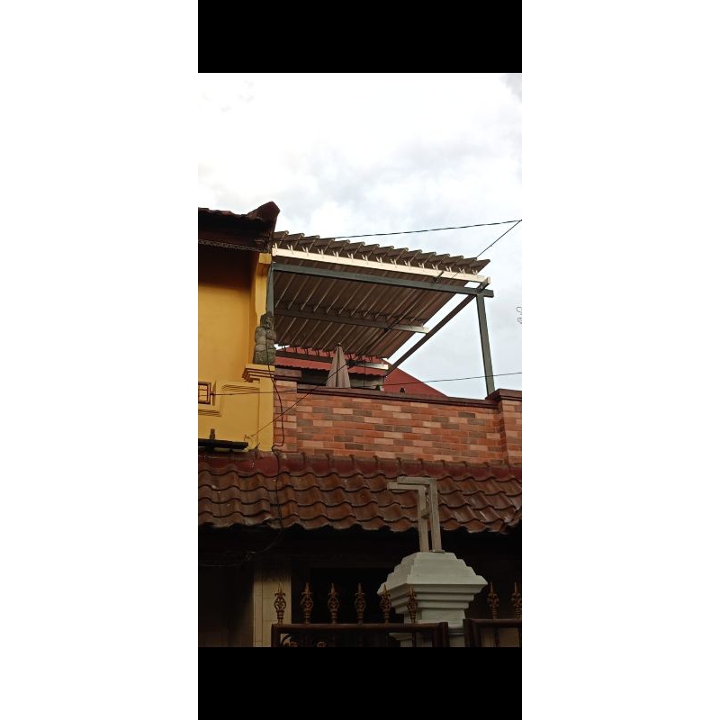 Kanopi Atap Buka Tutup sliding