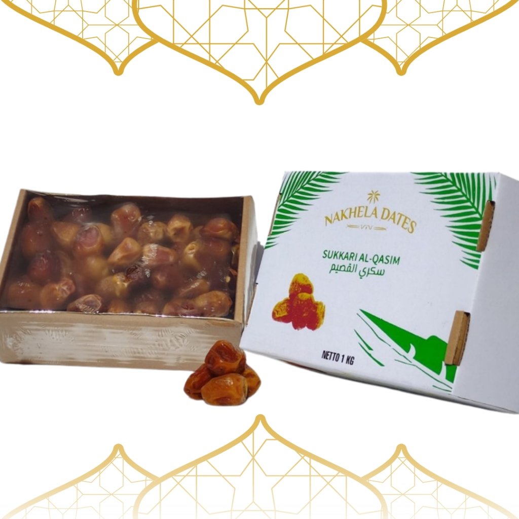 

Kurma Sukari Al Qasim Premium 1 kg