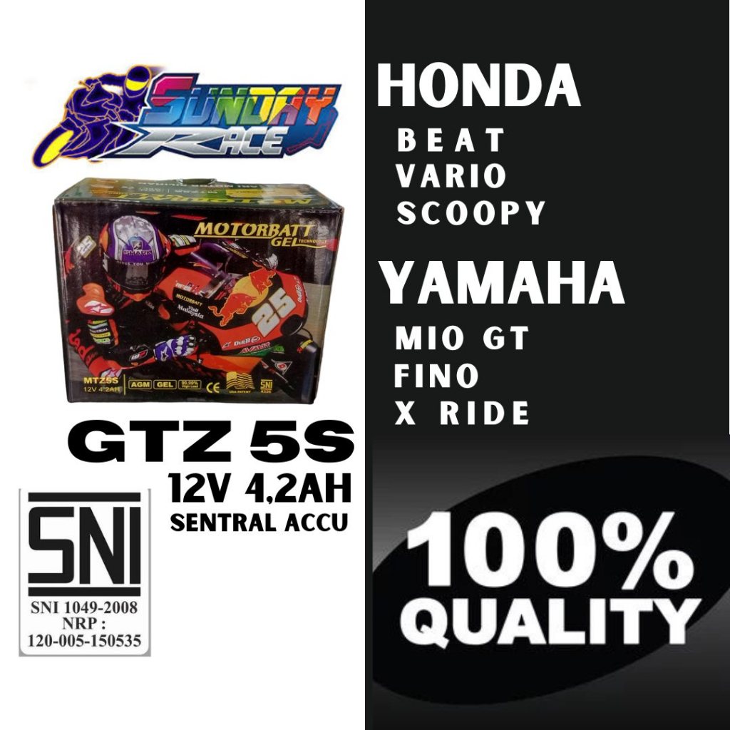 aki motor vario beat scoopy motorbat aki kering kualitas terbaik setandar motor