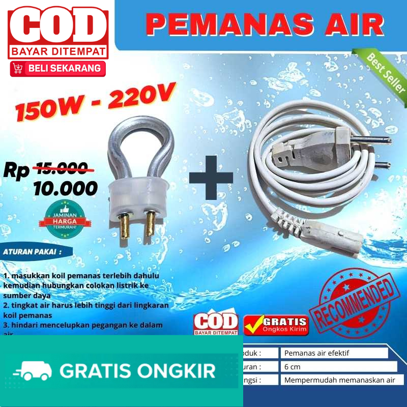 Elemen Pemanas Air Listrik Terlaris dan Termurah