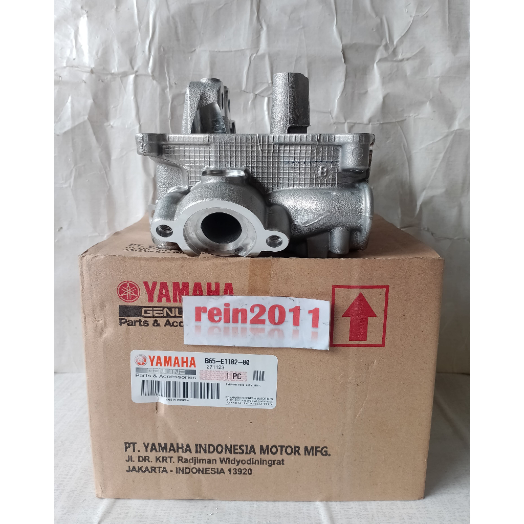 CYLINDER HEAD AEROX 155 ASLI / BLOK HEAD AEROX 155 ORI YAMAHA B65 E1102 00