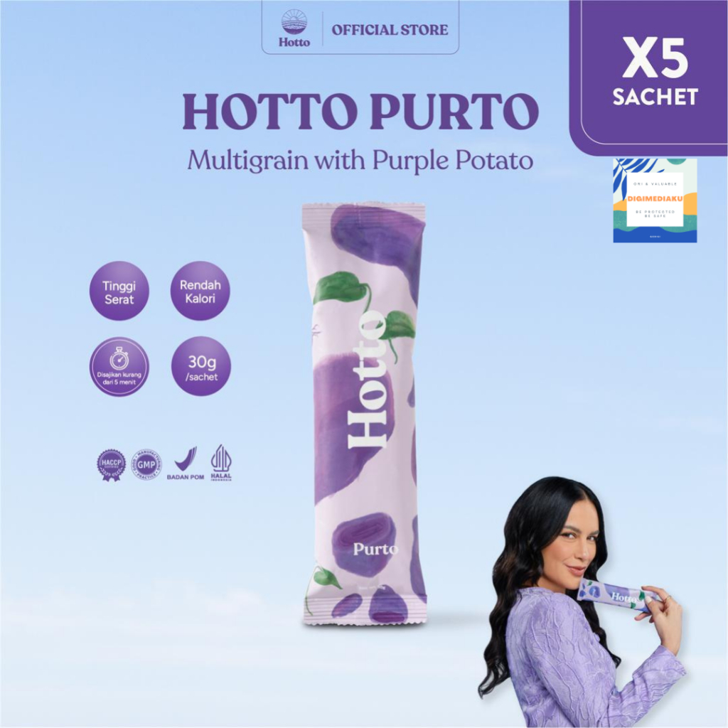 

Hotto Purto Multigrain with Purple Potato (5 sachet) Meal Replacement