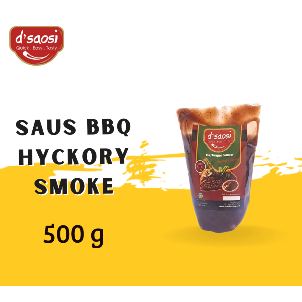 

DSaosi Saus Barbeque Hyckory Smoke 500 Gram