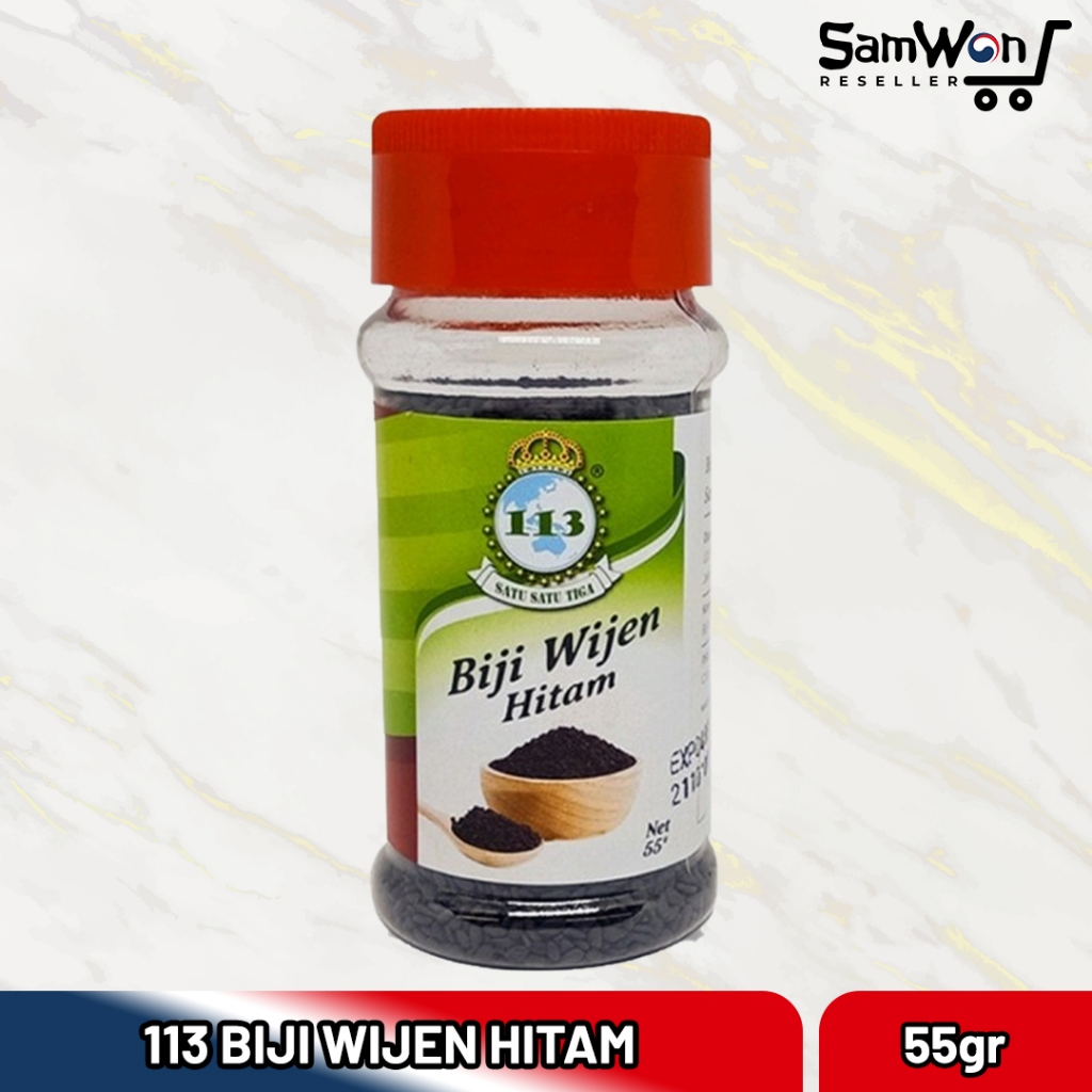 

113 BIJI WIJEN HITAM 55gr - Black Sesame Seed Instant Siap Pakai