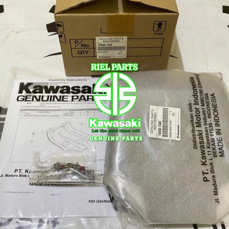 COVER PELINDUNG MESIN KLX 230 ENGINE GUARD KLX230R ORIGINAL