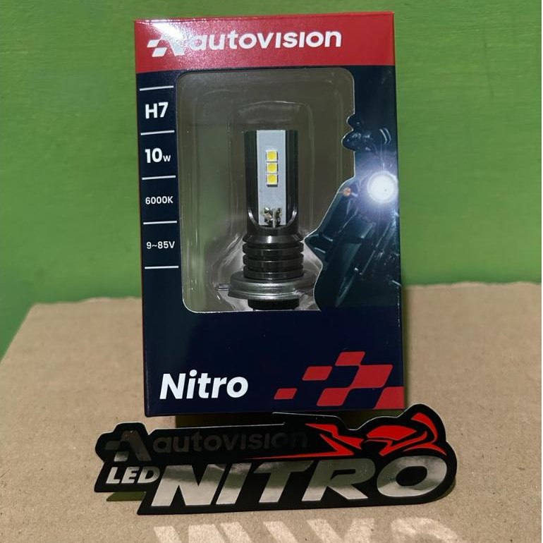 LAMPU BOHLAM DEPAN LED AUTOVISION H7 NINJA 250 R25 Z250