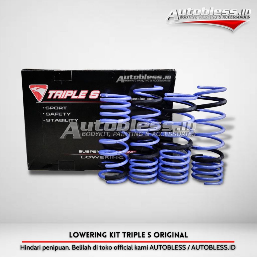 Per Lowering Kit Triple S Toyota Agya not Tein Eibach