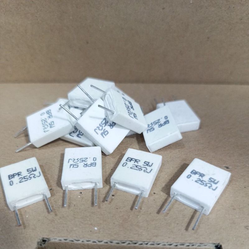 resistor horisontal 5w/0,25ohm