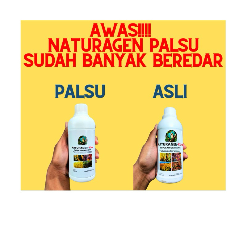 1 BOTOL NATURAGEN XTRA ORI (BISA COD) TERLARIS NO.1 & MURAH pupuk Cair Pupuk Organik Cair Pupuk cair