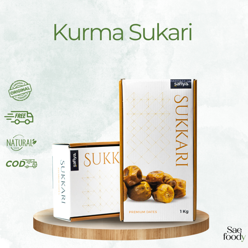 

Kurma Sukari Raja 1 Kg Premium Quality Premium Original