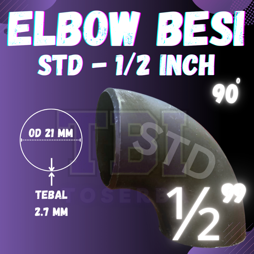 ELBOW LAS BESI 1/2 Inch STD