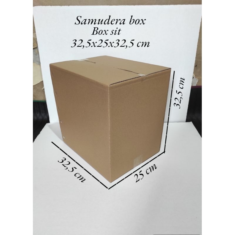 

kardus karton box uk 32,5x25x32,5 cm ST sheet singgle wall polos