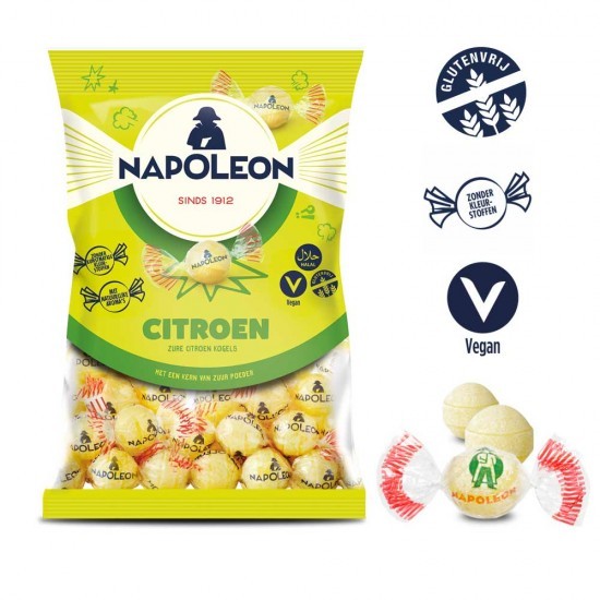 

Holland Napoleon Citroen - Permen Lemon, Gluten Free