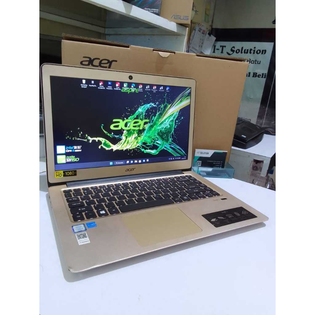 Laptop Acer Slim Core i5 Sudah SSD Keyboard Backlight