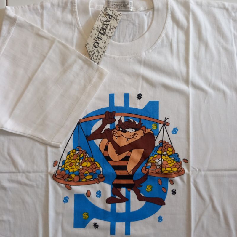 Kaos Jadul Vintage Tazmania, Asli Kolprian di Taun 1996 NOS with tag Brand Pavello