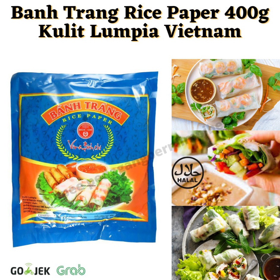 

Free Ongkir Banh Trang Rice Paper 4gr 22cm Kulit Lumpia Vietnam Rice Paper