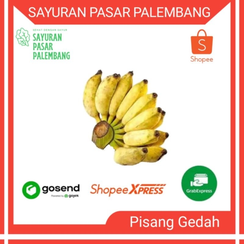 

Pisang Gedah - Sayuran Pasar Palembang