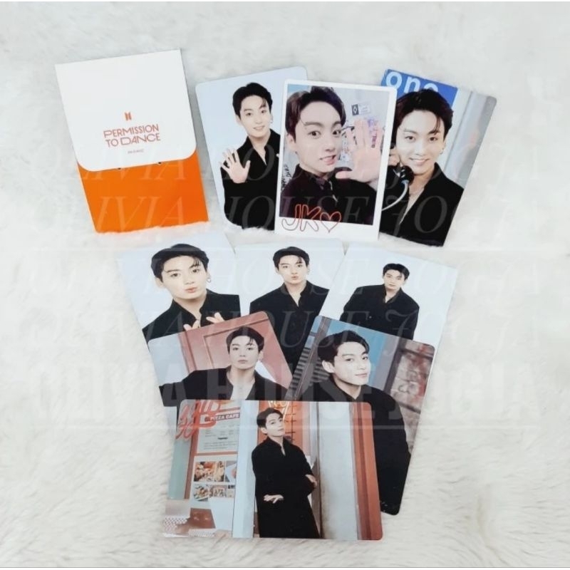 Photocard Jungkook BTS Permission To Dance Concert Mini Photocard Permission To Dance Concert BTS Ju