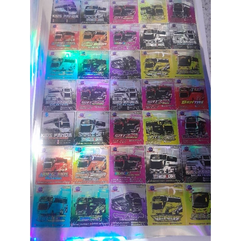 

STIKET LOGO BUS BASURI OR HOLOGRAM ANTI AIR 1 LEMBAR ISI 35 KOTAK