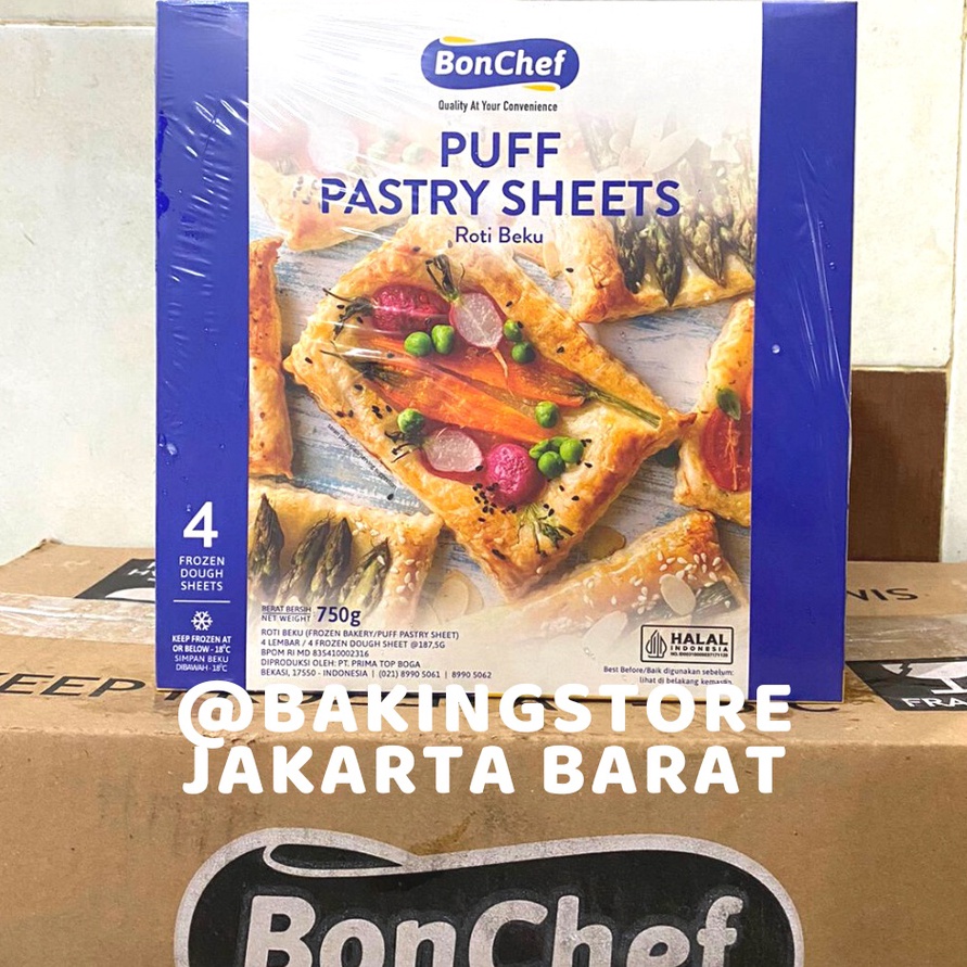 PROMO MURAH Bonchef Puff Pastry 75 Gr  Puff pastry sheet Bonchef