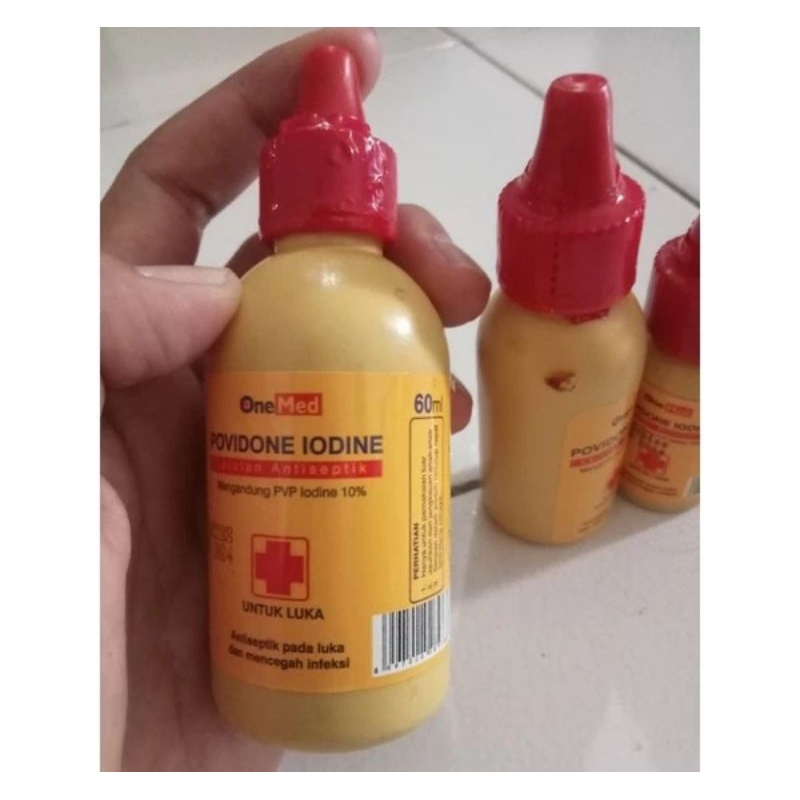Povidone Iodine 60ml/ antiseptik/ obat merah povidone Iodine 60ml