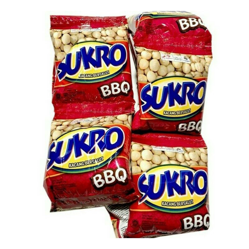 

Kacang Sukro BBQ WARNA MERAH isi 10 bungkus