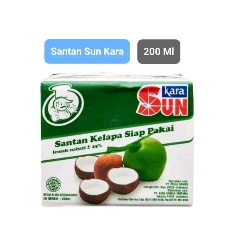 

Sun Kara Santan Cair 200 Ml