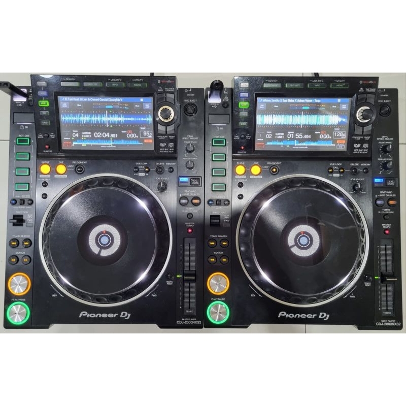 Alat DJ Pioneer CDJ 2000 Nexus 2 (x2) Touchscreen Set Club CDJ 2000NexusMK2 Rekordbox 2000Nexus2 Ful