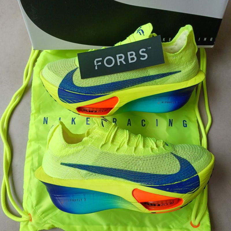 Nike Air Zoom Alphafly Next% 3 Volt || concord green yellow