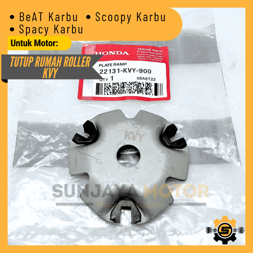 Tutup Variator CVT KVY Tutup Rumah Roller Original Honda Beat Karbu Spacy Carbu Scoopy Karbu Cam Pen