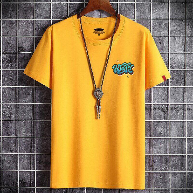 kaos distro pria work mustard | kaos distro pria keren | kaos simple pria | kaos simple pria distro 