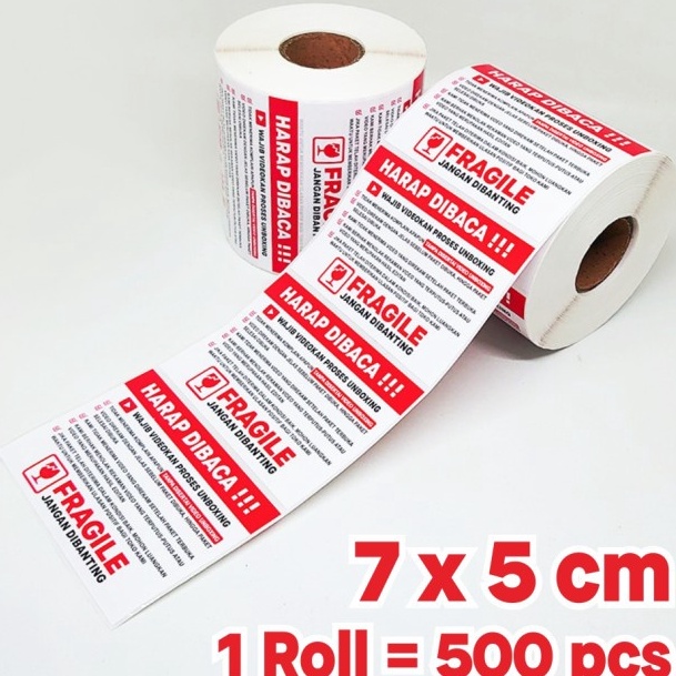 

Terbaru Stiker Label Wajib Video Unboxing 7 x 5 cm 1 roll isi 5 pcs