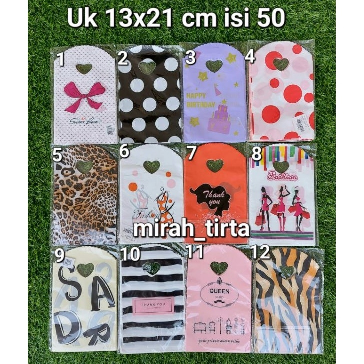 

Beli sekarang nikmati gaya yang tak terlupakan TERMURAH KANTONG PLONG MOTIF 13x21cm KANTONG OLSHOP KRESEK MOTIF KANTONG POND MOTIF