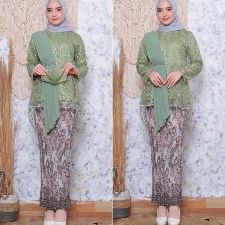 Pusat Original  SETELAN KEBAYA AMALIA SELENDANG SHAWL  KEBAYA FAVORITE  KEBAYA MODERN  KEBAYA REMAJA